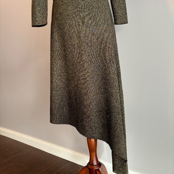 ALC Morrow Metallic Asymmetrical Dress - Picture 4 of 8